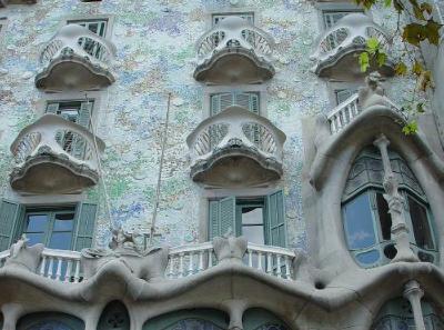 Barcelona city view
