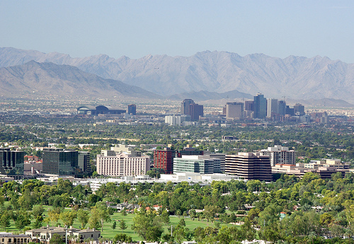 Phoenix city view